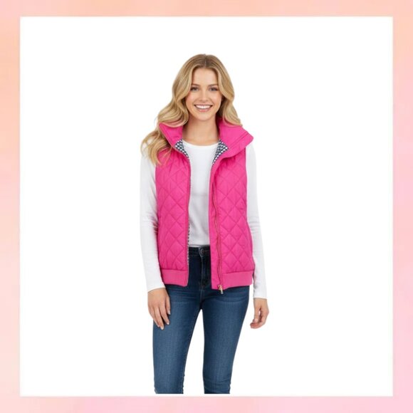 crown & ivy Jackets & Blazers - Crown & Ivy Quilted Vest - Size Large